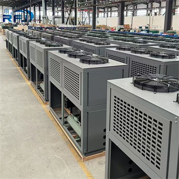 On -} thaj chaw nruab ntawm 100 auh lub thawv hom condensing units